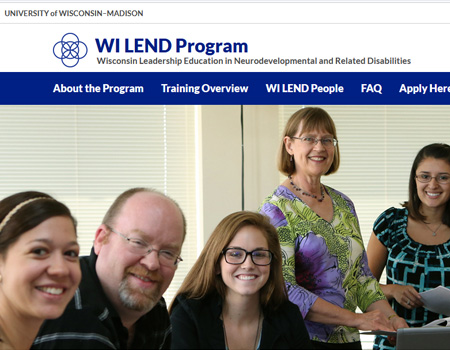 image of LEND website