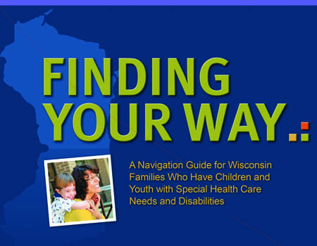 Photo of mother and child laughing on the Finding Your Way Way booklet