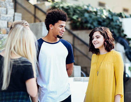 MNT: Teens chatting