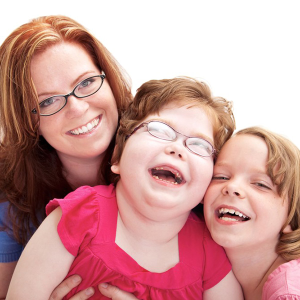 Mom with Daughters
